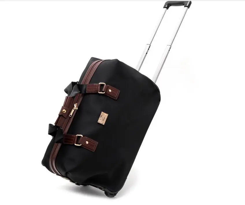 Oxford Trolley-Reisetasche mit Rollen – Leicht, Stylisch & Ideal für Unterwegs