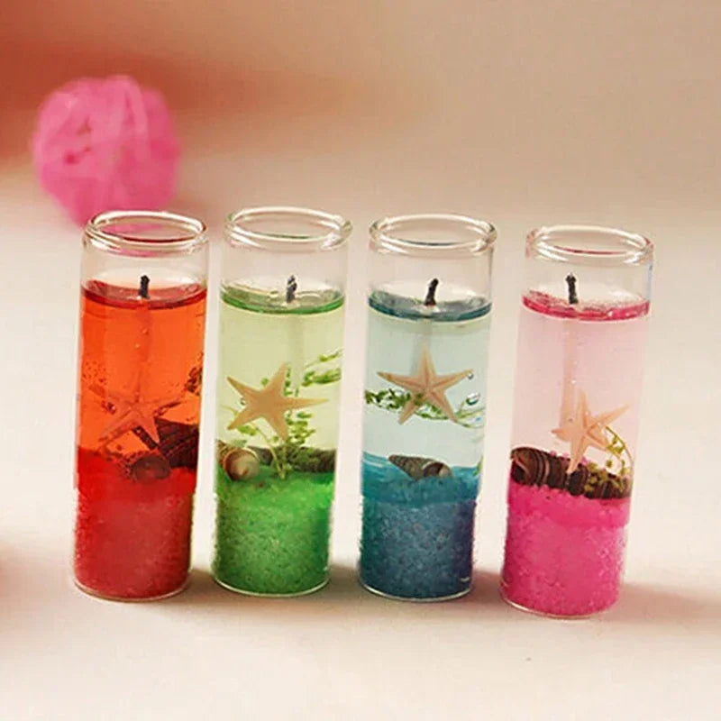 Aromatische Jelly-Kerze mit Meermotiven – Romantik & Duft in einem Glas