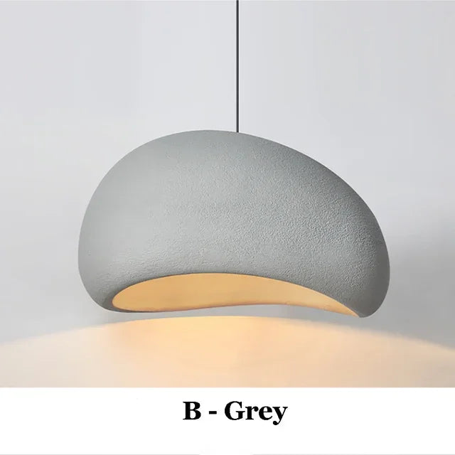 ✨ Nordic Eleganz trifft Wabi-Sabi – Moderne LED-Hängeleuchte