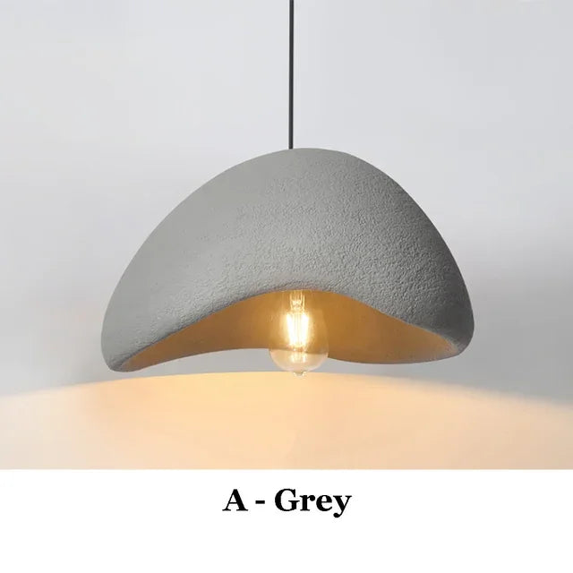 ✨ Nordic Eleganz trifft Wabi-Sabi – Moderne LED-Hängeleuchte