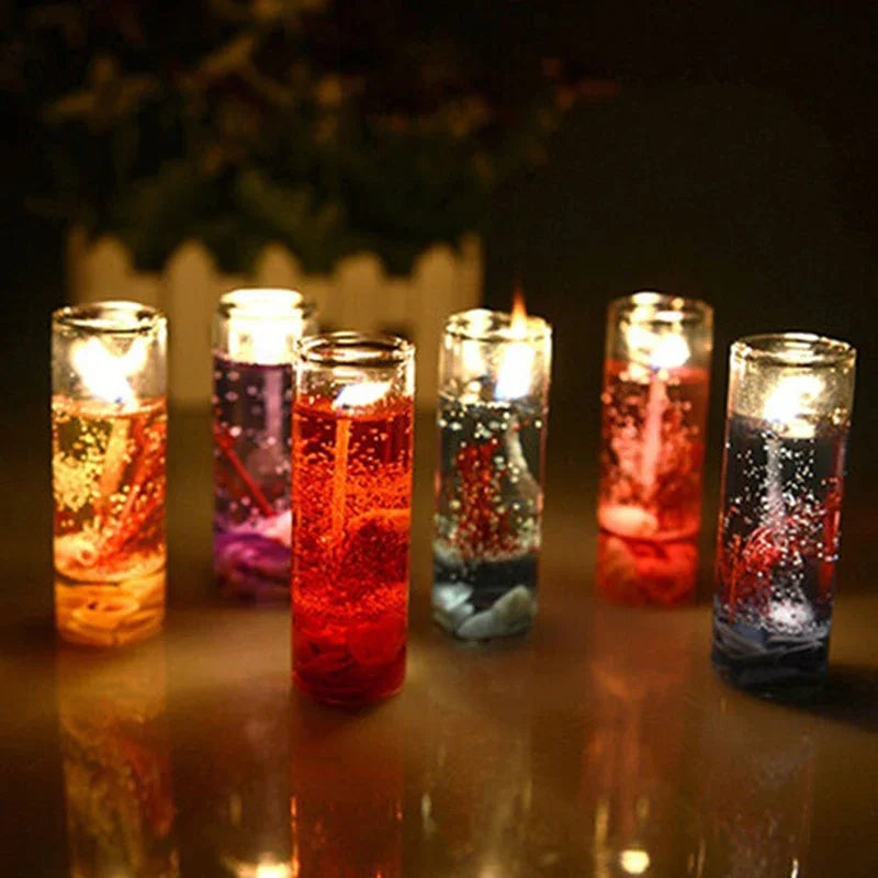 Aromatische Jelly-Kerze mit Meermotiven – Romantik & Duft in einem Glas