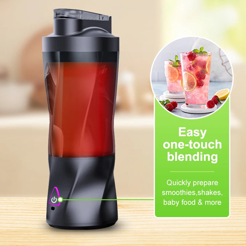 KIRAINAFLY HD-10 Personal Blender – Kabelloser 360W-Mixer für Smoothies, Shakes & unterwegsutdoor Mixing Cup