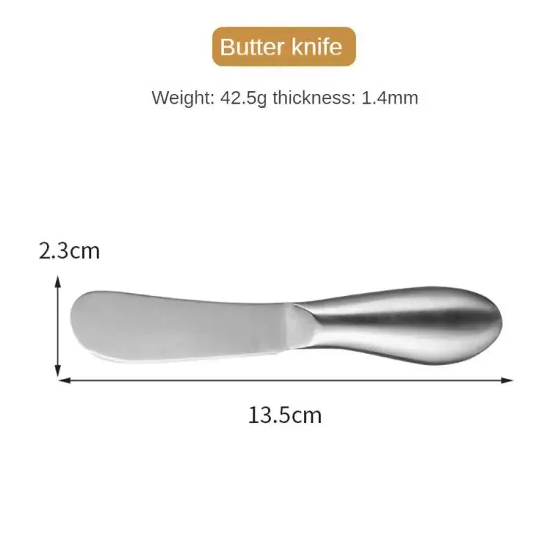 Edelstahl-Messer – Butter, Käse & Aufstriche stilvoll servieren