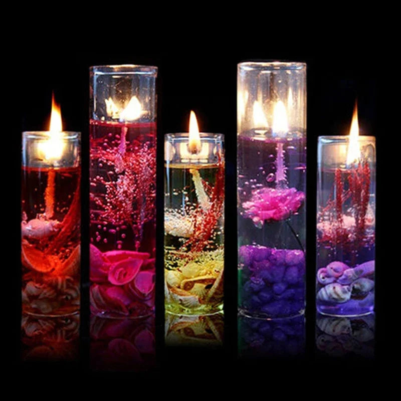 Aromatische Jelly-Kerze mit Meermotiven – Romantik & Duft in einem Glas