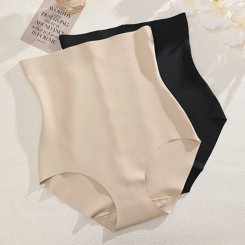 FINETOO High Waist Shapewear – Nahtlose Ice-Silk-Panty für glatte Silhouetten (2024)