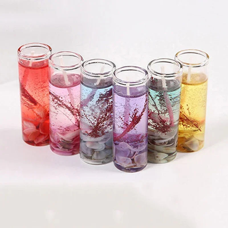Aromatische Jelly-Kerze mit Meermotiven – Romantik & Duft in einem Glas