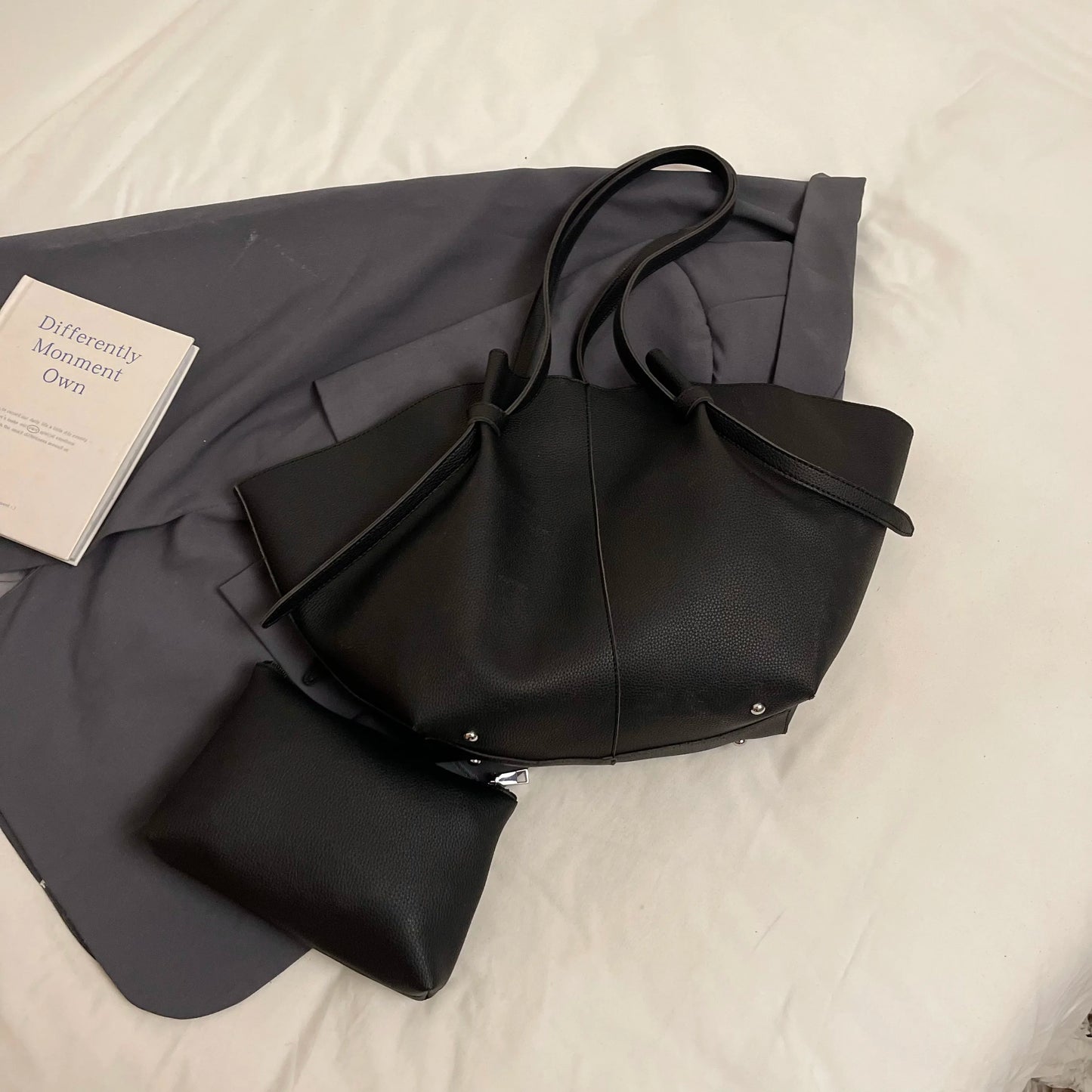2-in-1 Luxus Shopper & Schultertasche – Stil & Funktion für moderne Frauen