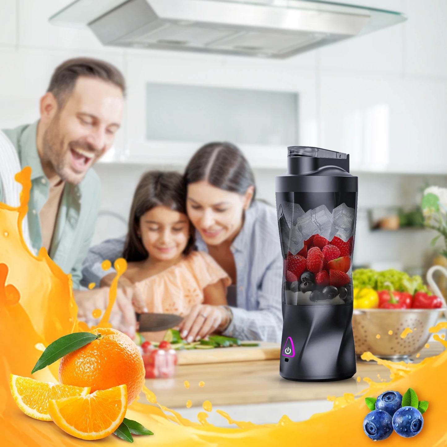 KIRAINAFLY HD-10 Personal Blender – Kabelloser 360W-Mixer für Smoothies, Shakes & unterwegsutdoor Mixing Cup