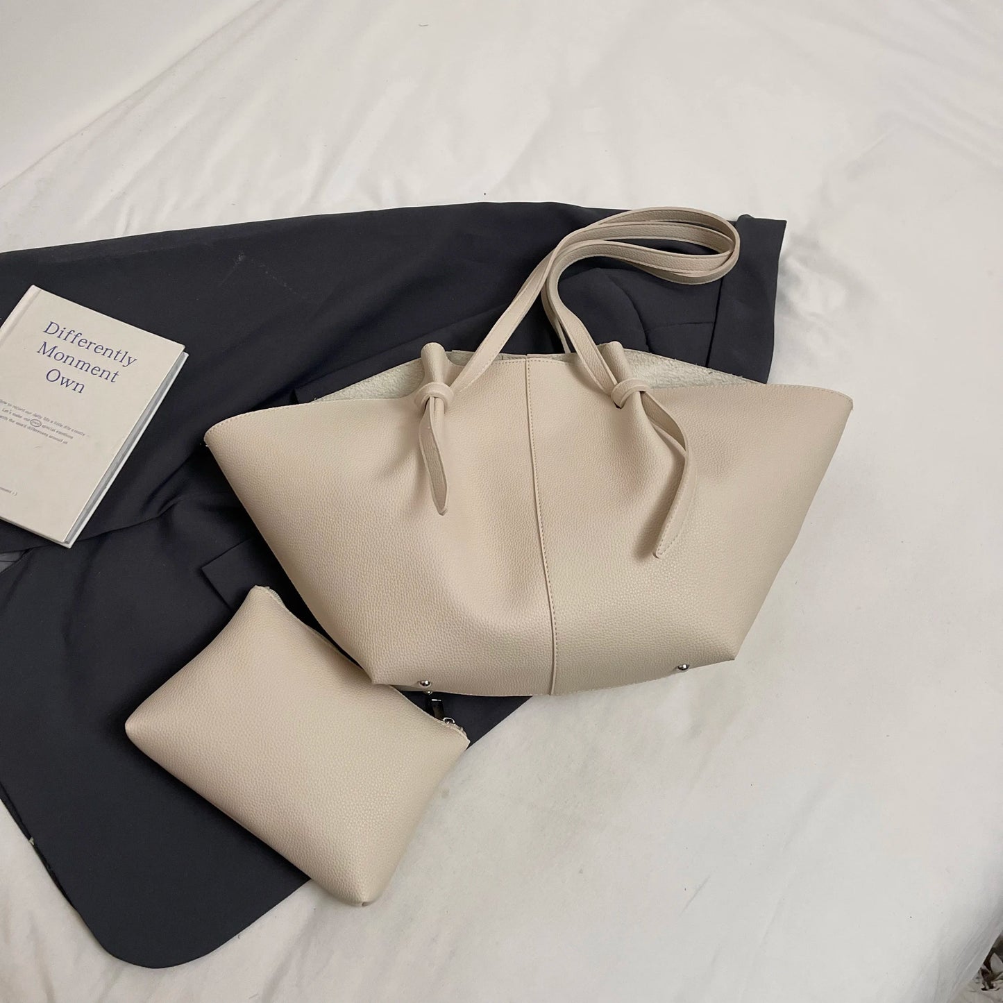 2-in-1 Luxus Shopper & Schultertasche – Stil & Funktion für moderne Frauen