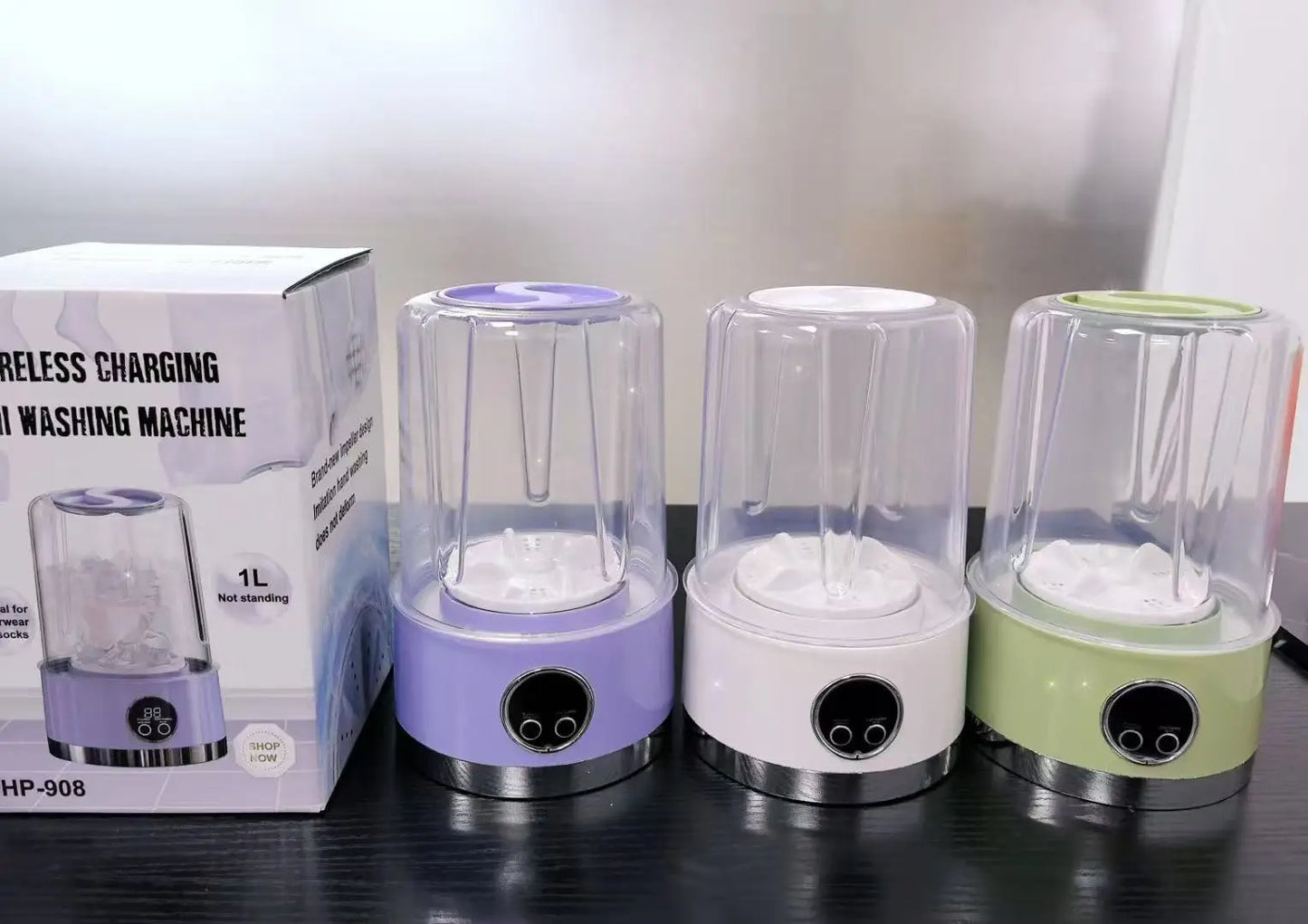 Kabellose Mini-Waschmaschine von FemLiving – Kompakt, Tragbar & Ideal für Unterwäsche und Reisen