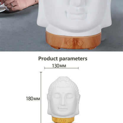 Smart Buddha Aroma-Diffusor mit WLAN & LED – Duft, Licht & Harmonie für dein Zuhause