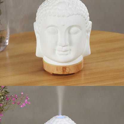 Smart Buddha Aroma-Diffusor mit WLAN & LED – Duft, Licht & Harmonie für dein Zuhause