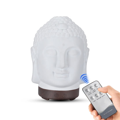 Smart Buddha Aroma-Diffusor mit WLAN & LED – Duft, Licht & Harmonie für dein Zuhause