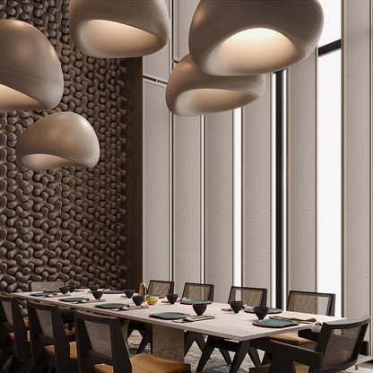 ✨ Nordic Eleganz trifft Wabi-Sabi – Moderne LED-Hängeleuchte