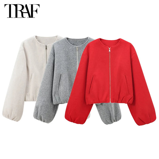 Cropped Bomberjacke mit Zipper – Trend trifft Komfort (2024 Edition)