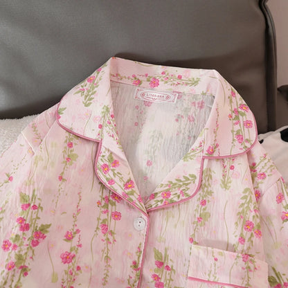 Zweiteiliges Baumwoll-Pyjama-Set – Einfach & bequem für Zuhause