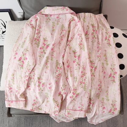 Zweiteiliges Baumwoll-Pyjama-Set – Einfach & bequem für Zuhause
