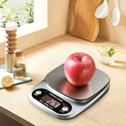 "Digitale Präzisionswaage 10kg – Multifunktional für Küche und Schmuck"