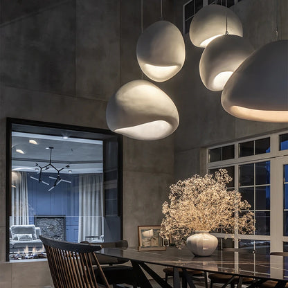 ✨ Nordic Eleganz trifft Wabi-Sabi – Moderne LED-Hängeleuchte