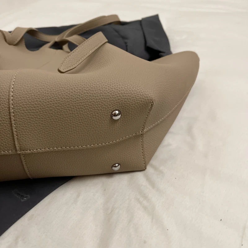 2-in-1 Luxus Shopper & Schultertasche – Stil & Funktion für moderne Frauen