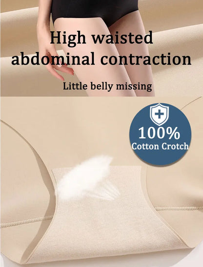 FINETOO High Waist Shapewear – Nahtlose Ice-Silk-Panty für glatte Silhouetten (2024)