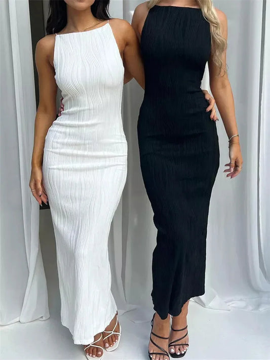 Sexy Maxikleid mit Rückenschlitz – Dein Auftritt für heiße Sommernächte