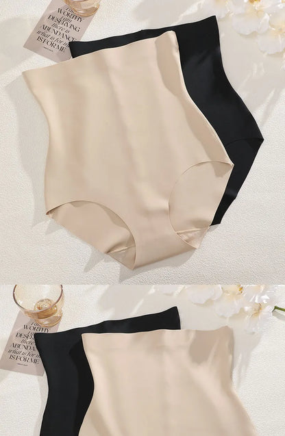 FINETOO High Waist Shapewear – Nahtlose Ice-Silk-Panty für glatte Silhouetten (2024)
