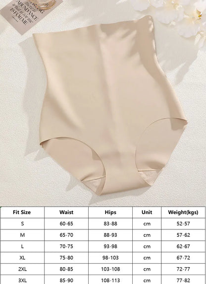 FINETOO High Waist Shapewear – Nahtlose Ice-Silk-Panty für glatte Silhouetten (2024)
