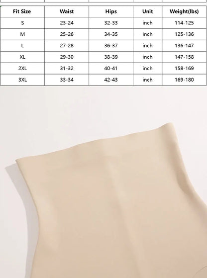 FINETOO High Waist Shapewear – Nahtlose Ice-Silk-Panty für glatte Silhouetten (2024)