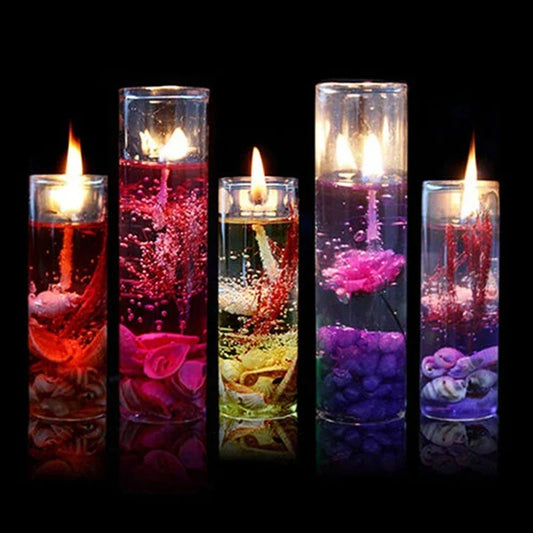 Aromatische Jelly-Kerze mit Meermotiven – Romantik & Duft in einem Glas
