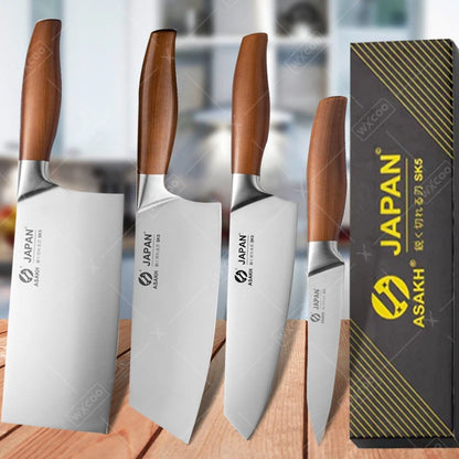 4-teiliges Japanisches Küchenmesser-Set – Präzision & Stil für deine Küche